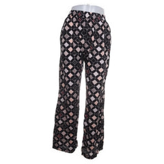 Unmade Copenhagen | Zwarte Geometrische Loungepantalon