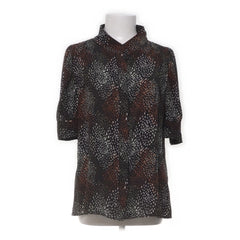 DKNY | Gevlekte blouse met korte mouwen