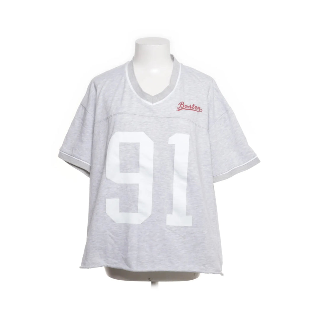 Pacific Republic Pull & Bear | Grijs, Wit - T-shirt