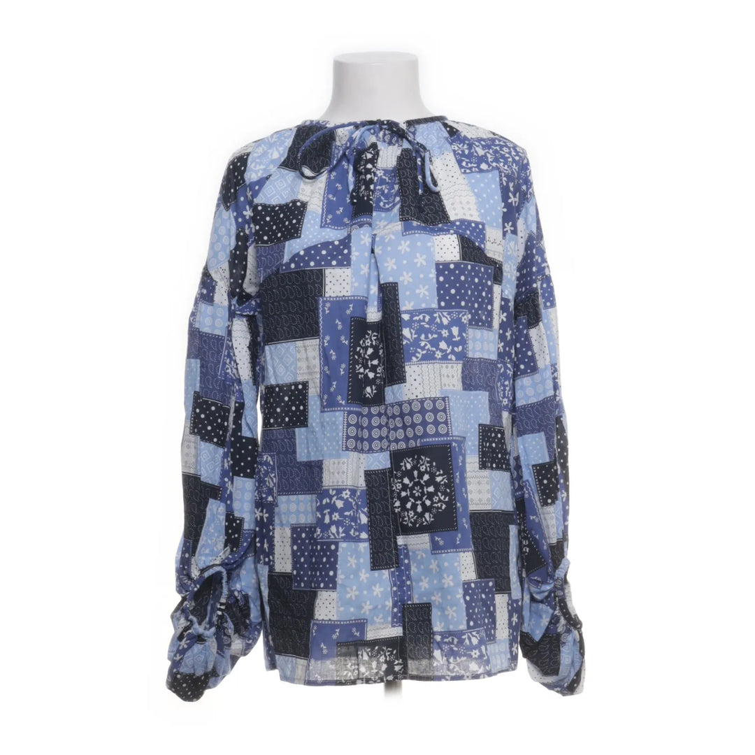 By Malene Birger | Blauw, Wit - Blouse
