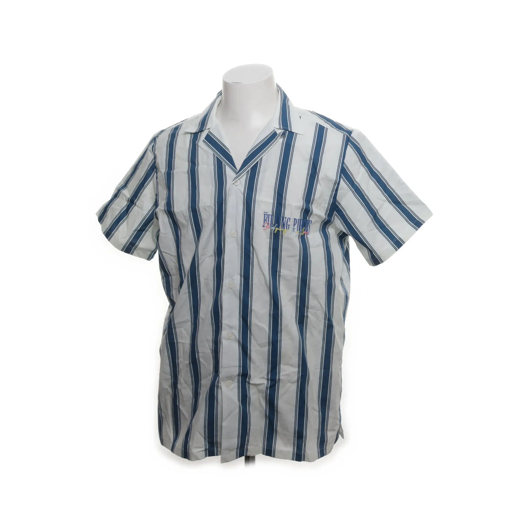 Filling Pieces | Wit, Blauw - Korte mouwen shirt