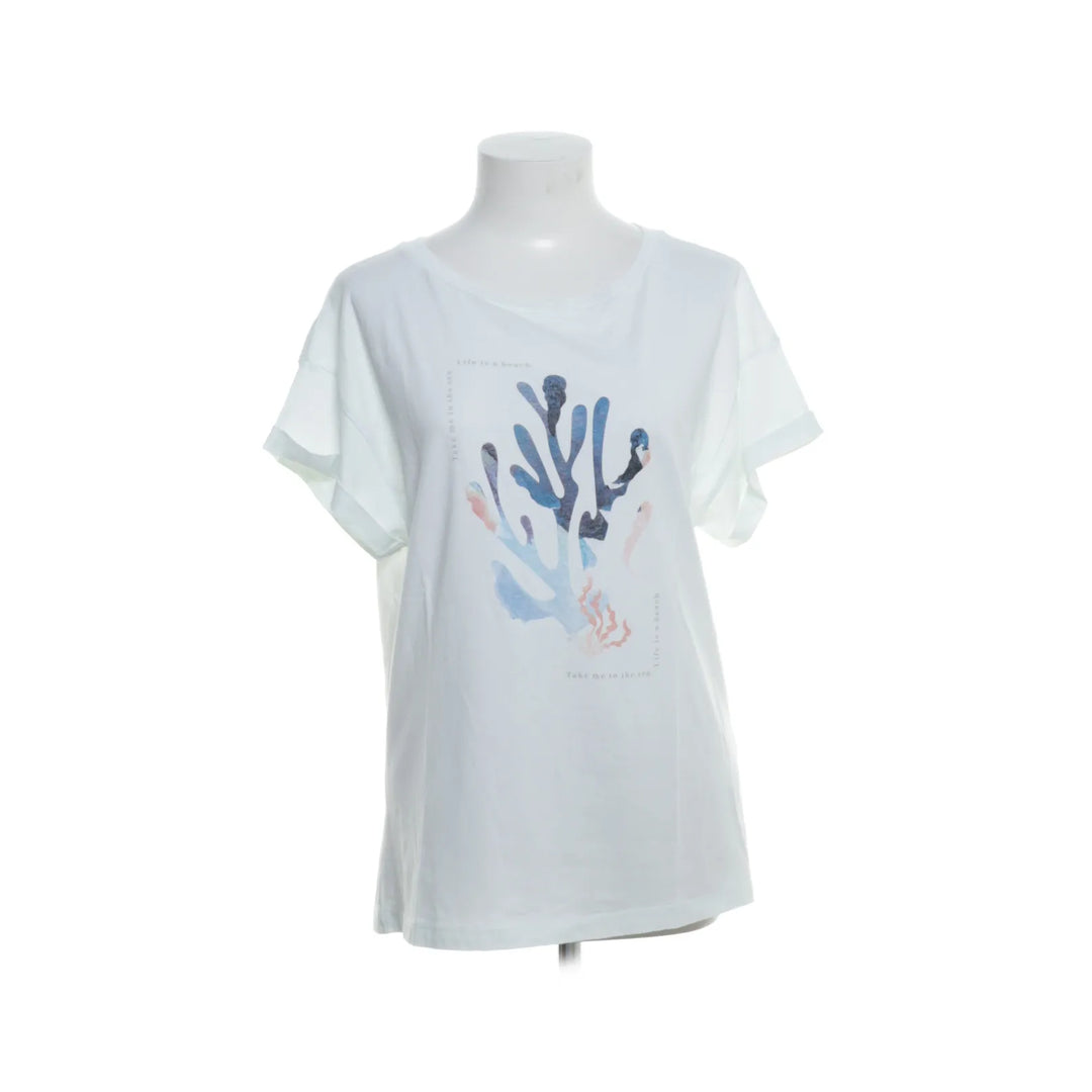 Tom Tailor | Wit, Blauw - T-shirt