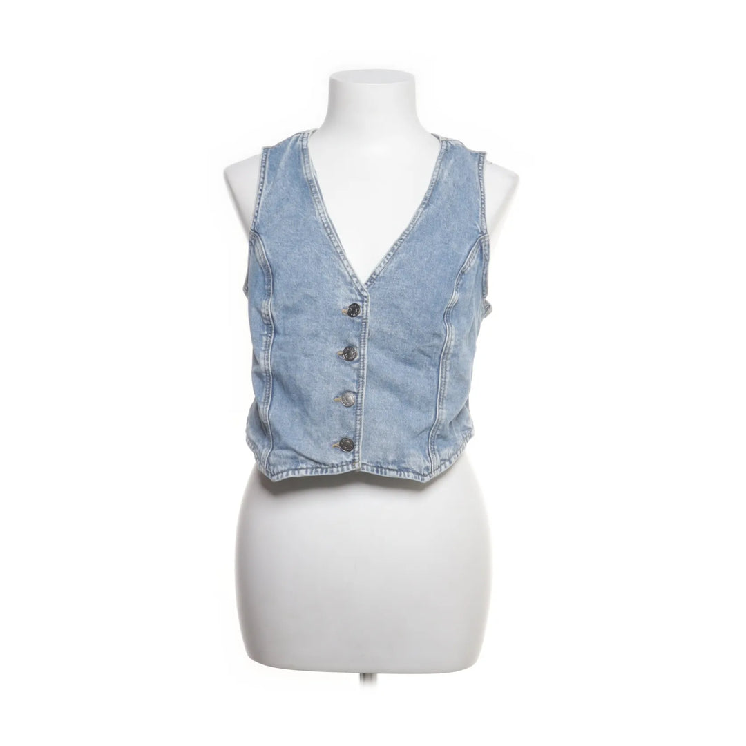 NA-KD | Blauw - Spijker gilet