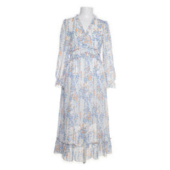 Wit, Meerkleurig - Maxi jurk