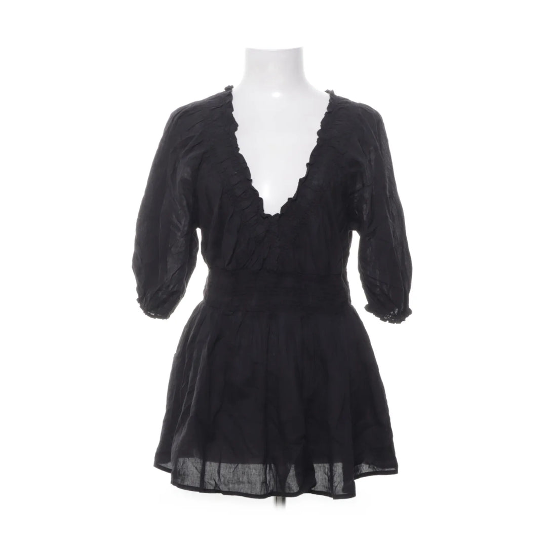 Saint Tropez | Zwart - Peplum top