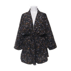 Indiska | Donkere bloemenprint kimono