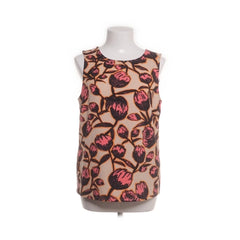Selected Femme | Beige Bloemenprint Mouwloze Top