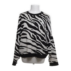 Gina Tricot|Zwart-witte trui met zebraprint