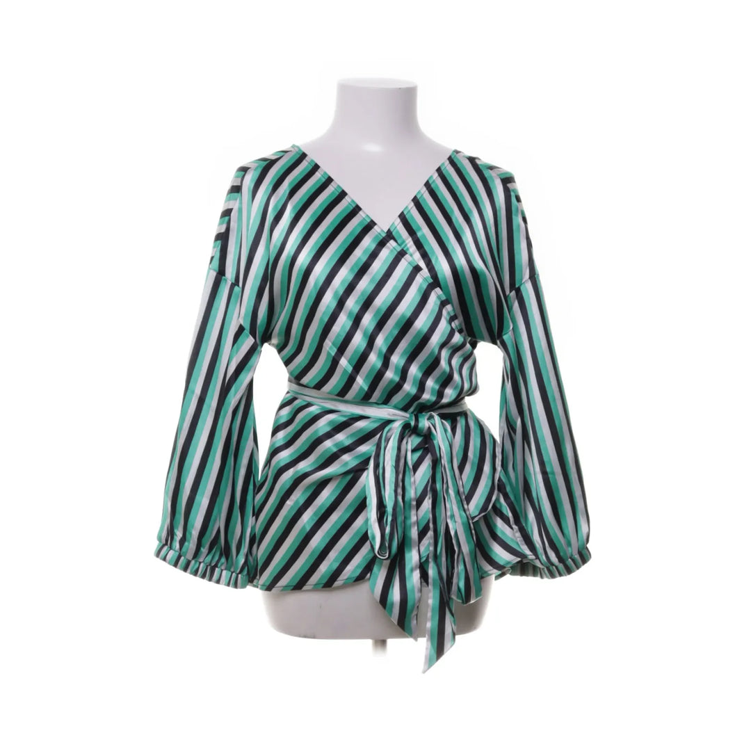 Ellos | Groen, Meerkleurig - Wikkelblouse