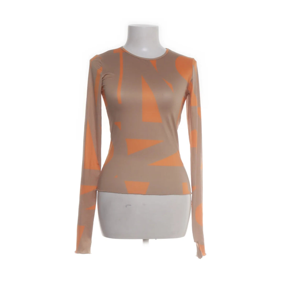 Monki | Bruin, Oranje - Lange mouwen shirt