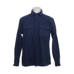 DENIM by Nils Sundström | Marineblauwe Geruite Overshirt