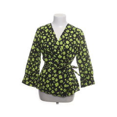 InWear | Zwart, Groen - Wikkelblouse
