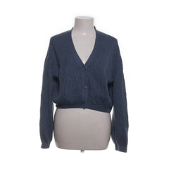 NA-KD Reborn | Blauwe gebreide korte vest
