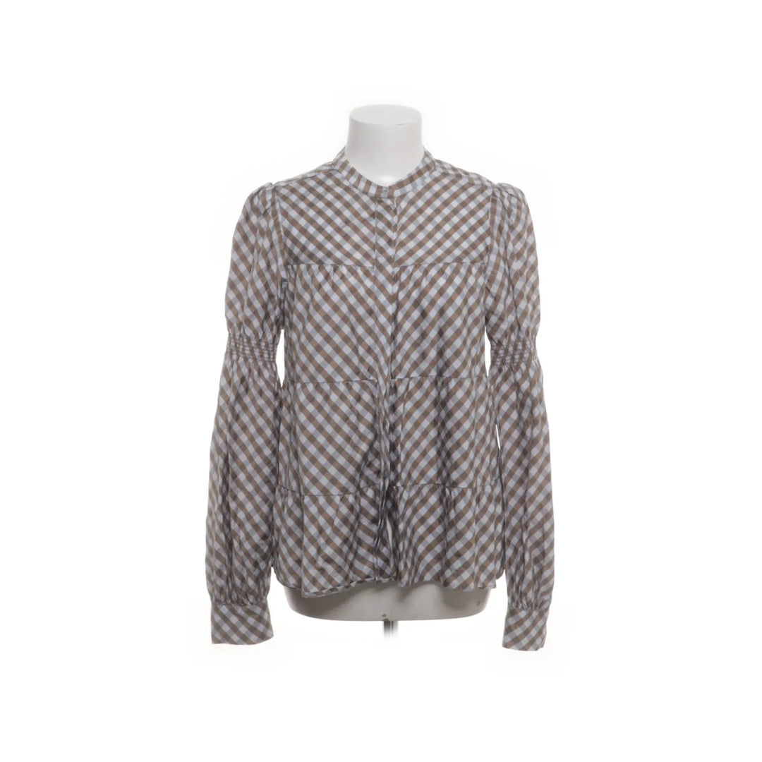 Leveté Room | Wit, Grijs, Beige - Blouse