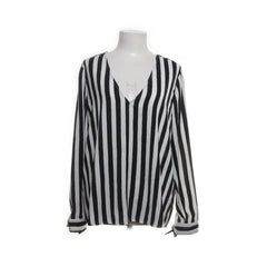 Gina Tricot | Zwart-wit gestreepte blouse met V-hals