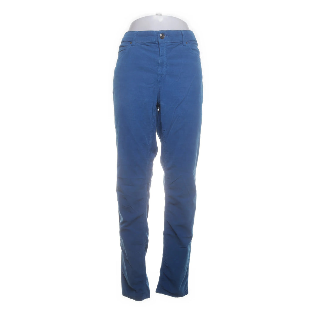 Oui | Blauw - Corduroy broek