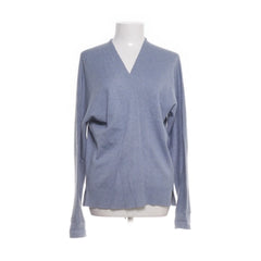 Opus | Blauwe V-hals trui