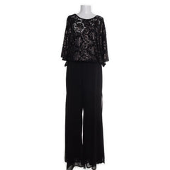 Luna | Zwarte kanten jumpsuit