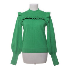 Y.A.S | Groene Gebreide Ruche Trui