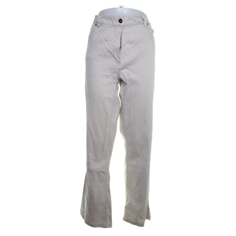 C&A | beige broek met wijde pijpen