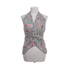 Zara Woman Premium Collection | Gestreepte Bloemen Haltertop