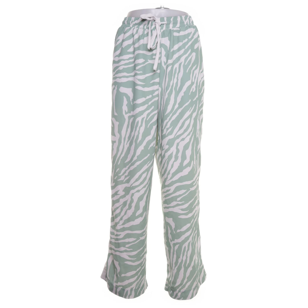 ASOS Design | Groen, Wit - Palazzo broek