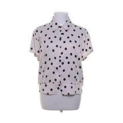 Gestuz | Witte gestippelde blouse