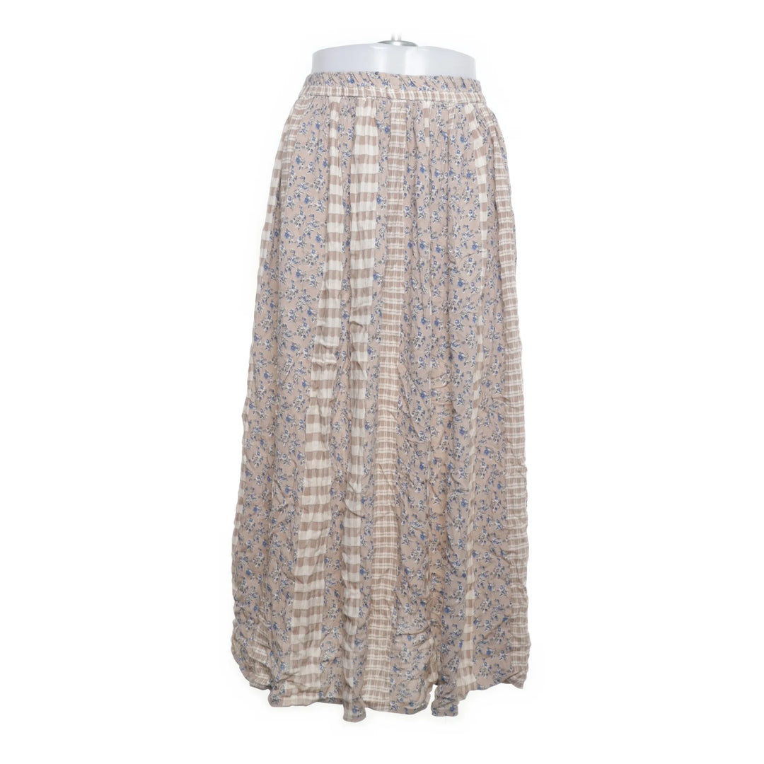 Beige, Meerkleurig - Maxi rok