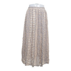 Beige, Meerkleurig - Maxi rok