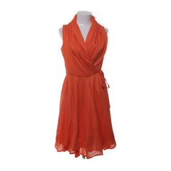Sisters | Oranje Chiffon Wikkeljurk