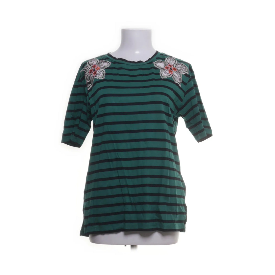 Sandro | Groen, Zwart - T-shirt