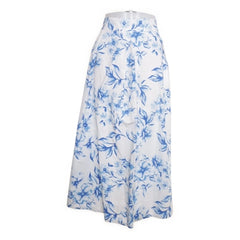 Zara | Witte Bloemenrok Lang