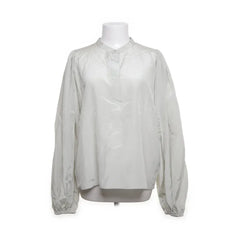 Cos | Lichtgrijze blouse met lange mouwen
