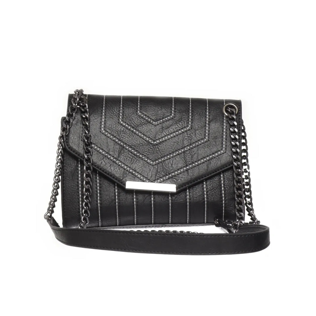 Style Breaker | Zwart, Grijs - Schoudertas