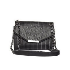 Style Breaker | Zwart, Grijs - Schoudertas