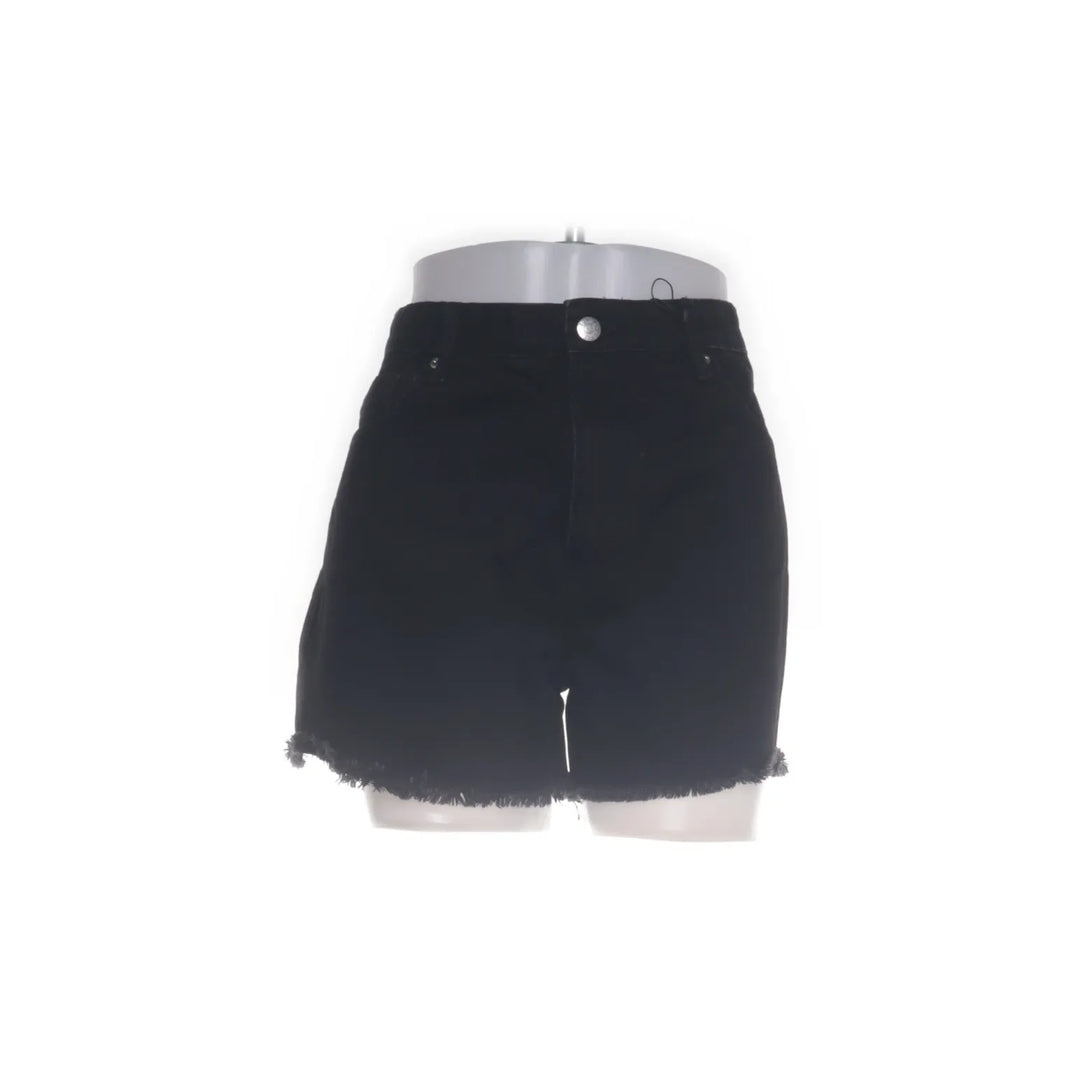 Edited | Zwart - Denim shorts