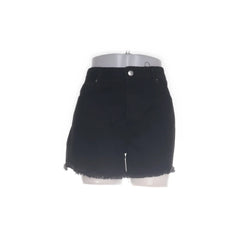 Edited | Zwart - Denim shorts