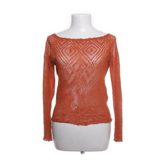 Massimo Dutti Woman | Oranje kanten trui