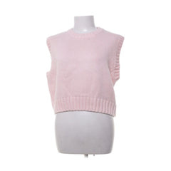 Zara | Roze gebreide mouwloze trui