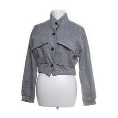 Overshirt | Grijze cropped jasje