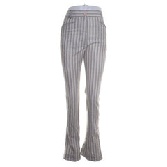 Acne Studios | Grijze gestreepte flare broek
