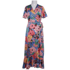 Object | Roze, Meerkleurig - Wikkeljurk