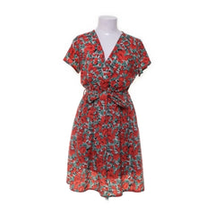 Kaylla | Rode Bloemen Zomerjurk