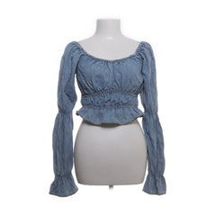 Perfect Jeans Gina Tricot | Blauw - Crop top