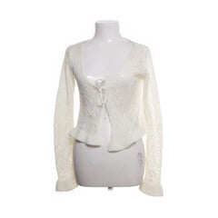 Motel | Witte gebreide vest