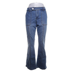 Rue21 | Blauwe jeans met wijde pijpen en zakdetails