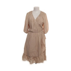 InWear | Beige Ruche Wikkeljurk