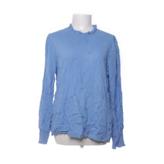 Soyaconcept | Blauwe gerimpelde blouse