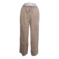 Opus | Beige linnen broek