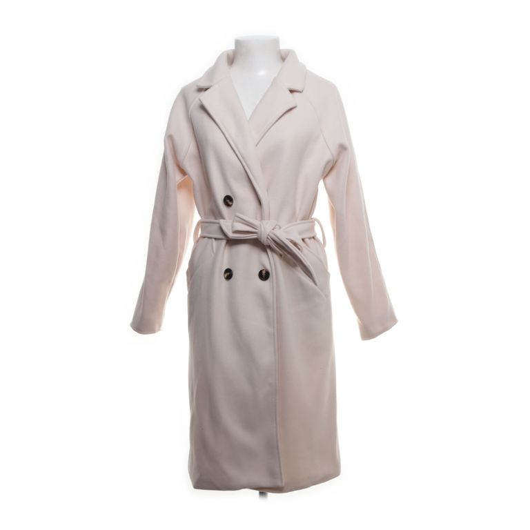 Witchery | Lichtroze mantel met ceintuur